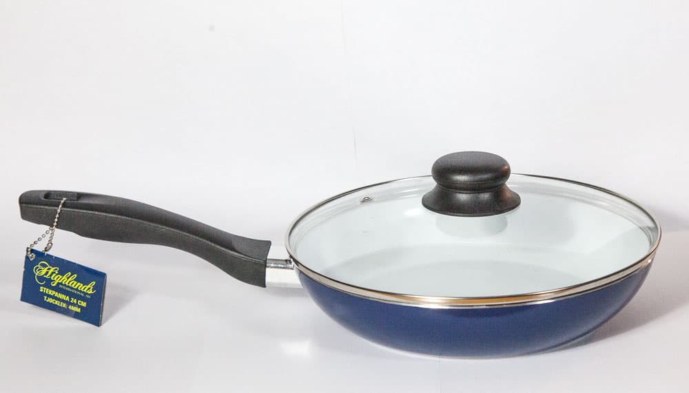 Stekpanna 24cm induktion Blå MED LOCK BU