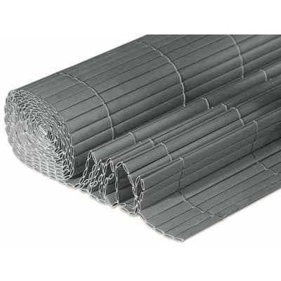 WINDHAGER Kofanger af plast - 1,2 x 3 m - UV- og vejrbestandig - Antracitgrå
