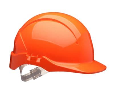 Sikkerhedshjelm Hiviz orange - Centurion Concept, i let ABS plast m/6 punkt ophæng