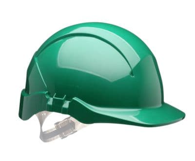 Sikkerhedshjelm grøn - Centurion Concept, i let ABS plast m/6 punkt ophæng