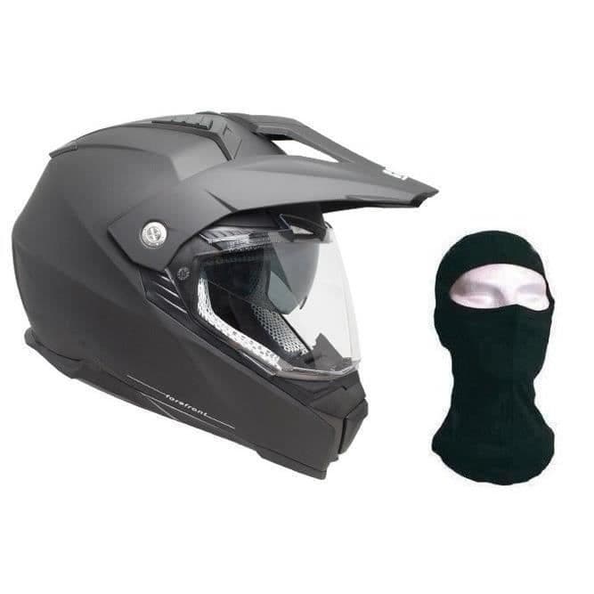 CGM Cross 606A Forefront Helmet + Hood - Matt Black