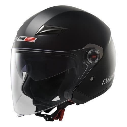 LS2 Jet Track hjälm Matt Black