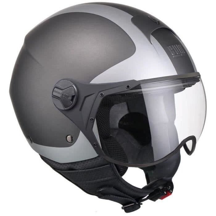 CGM Jet 107V Positano hjelm - Mænd - Titanium grå