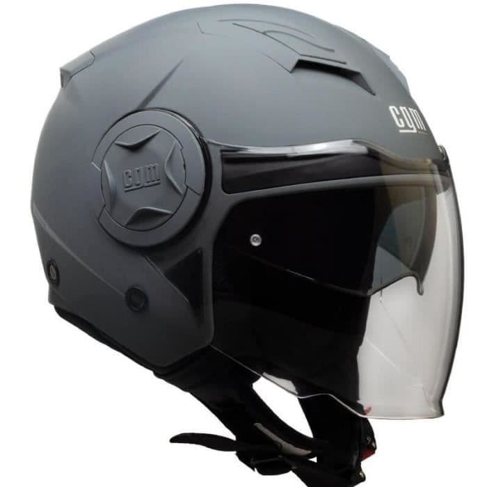 CGM Illinois 129A Jet Helmet - Matt Grey