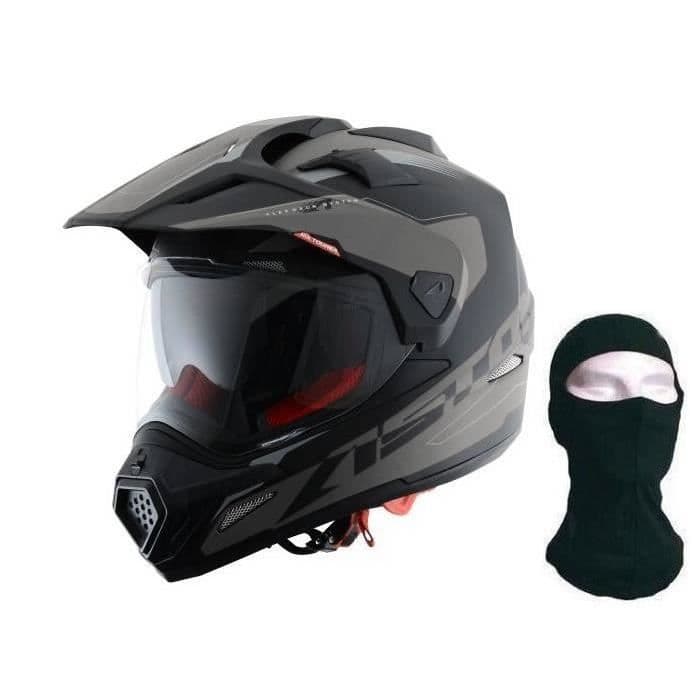 ASTONE Crosstourer Matt Black Helmet + Hood