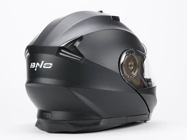 BNO FLIPUP-2 MATT BLACK SUNVISOR MC HJÄLM