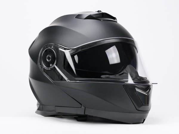 BNO FLIPUP-2 MATT BLACK SUNVISOR MC HJÄLM