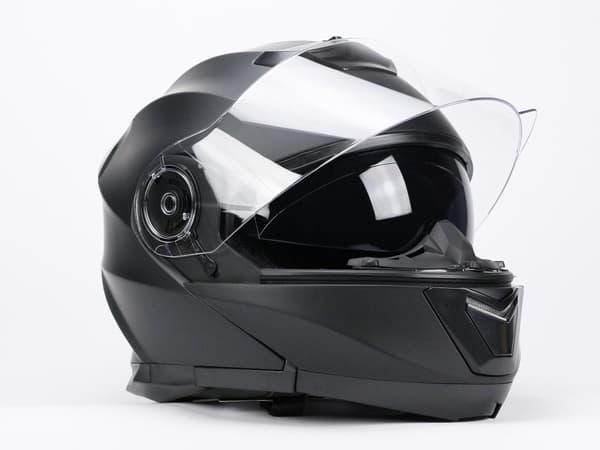 BNO FLIPUP-2 MATT BLACK SUNVISOR MC HJÄLM