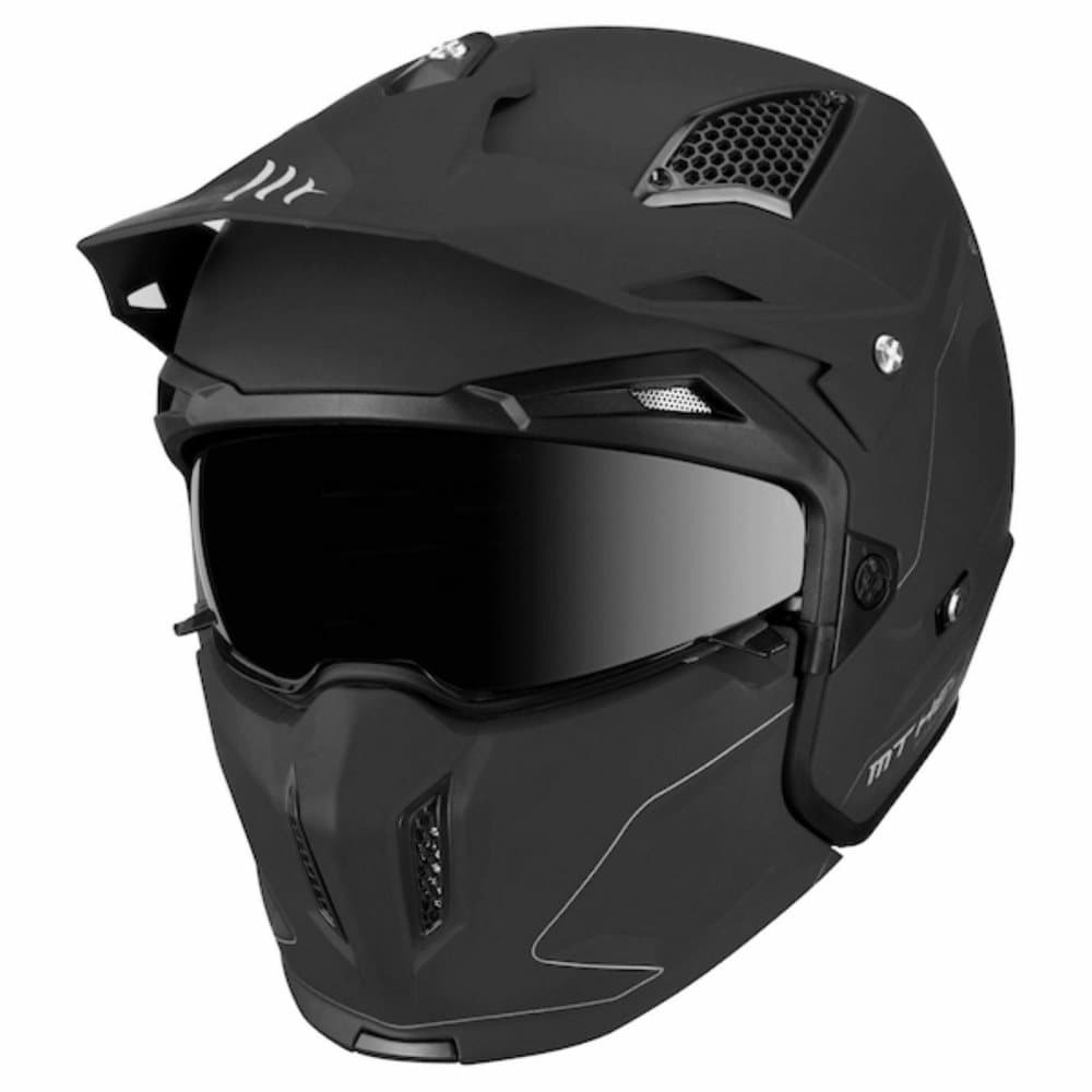 MT STREETFIMT STREETFIGHTER MATT ORANGE MC / CROSS HJÄLM 1272613243GHTER MATT BLACK MC / CROSS HJÄLM 1272000013