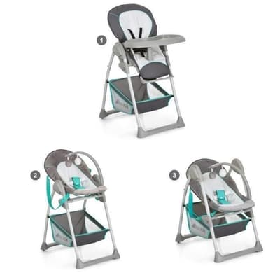 HAUCK Evolutionary syöttötuoli 2 in 1 Sit'N Relax - sydämet