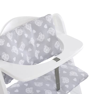 Syöttötuolin pehmuste Highchairpad Deluxe, Teddy Grey, Hauck