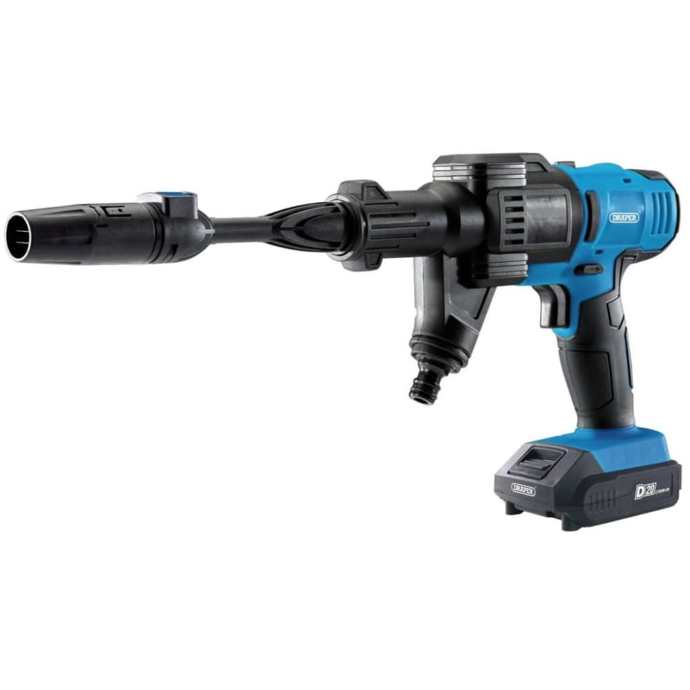 Draper Tools højtryksrensersæt med 1 x 2 Ah D20-batteri 20V