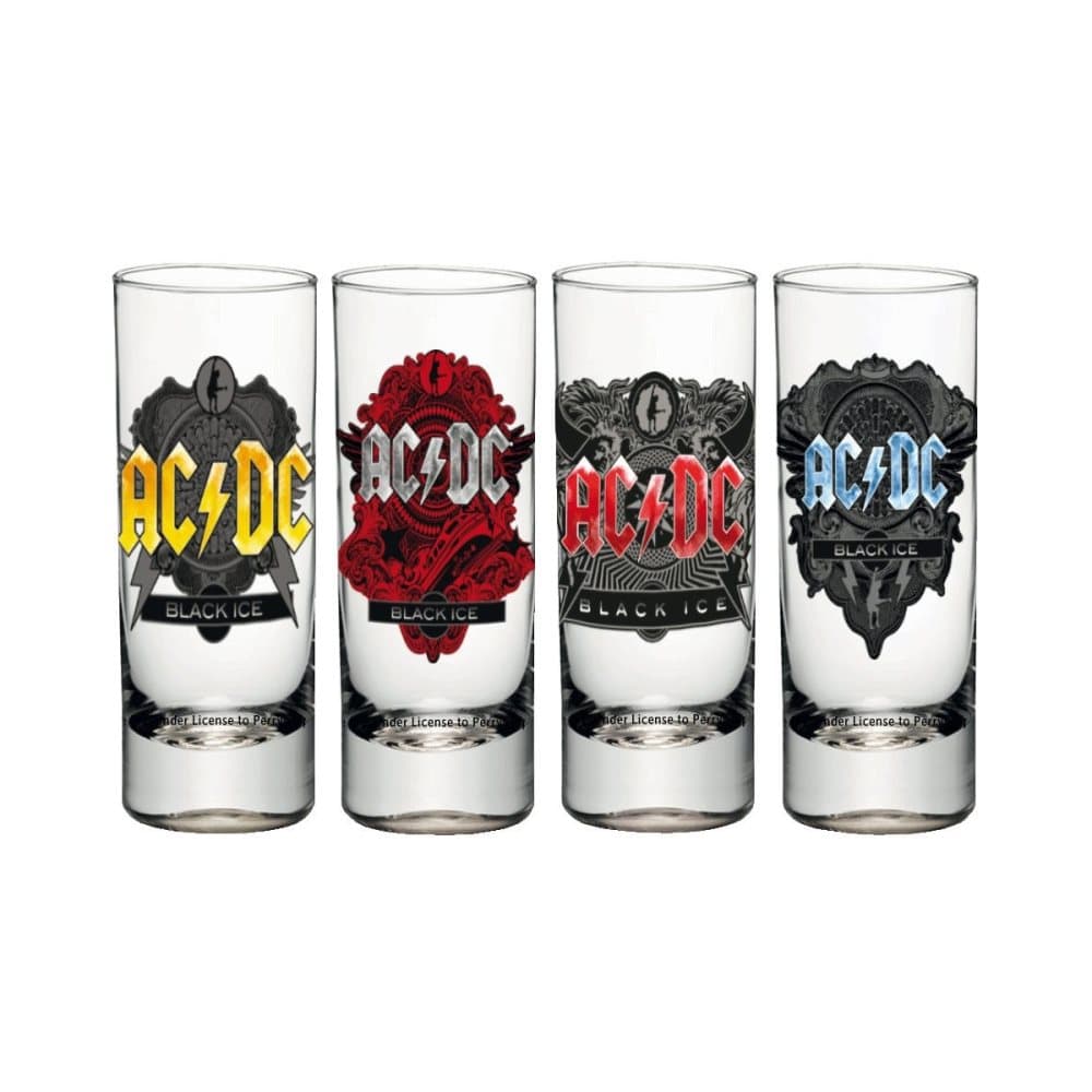 Shot glasses: Ac/Dc - Black Ice Set of 4