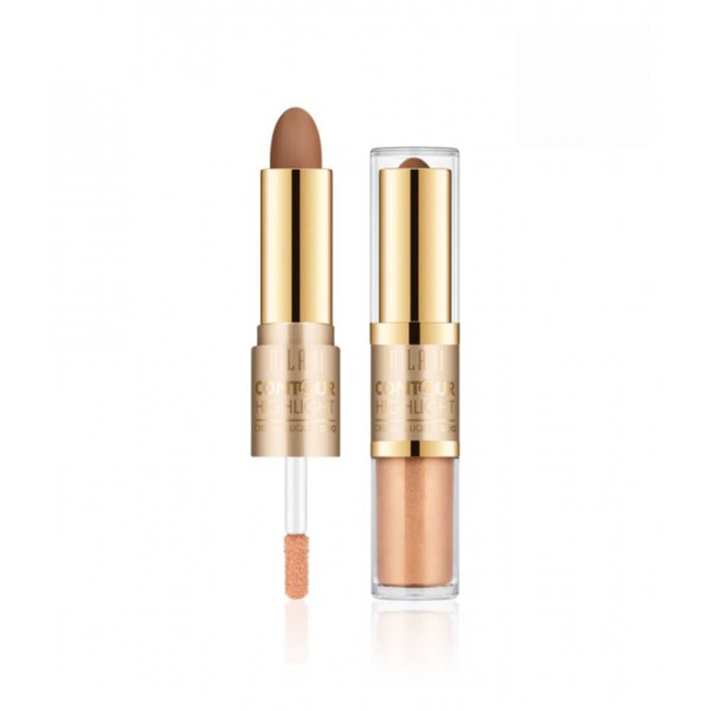 Milani Contour & Highlight Cream & Liquid Duo - 04 Medium/Dark