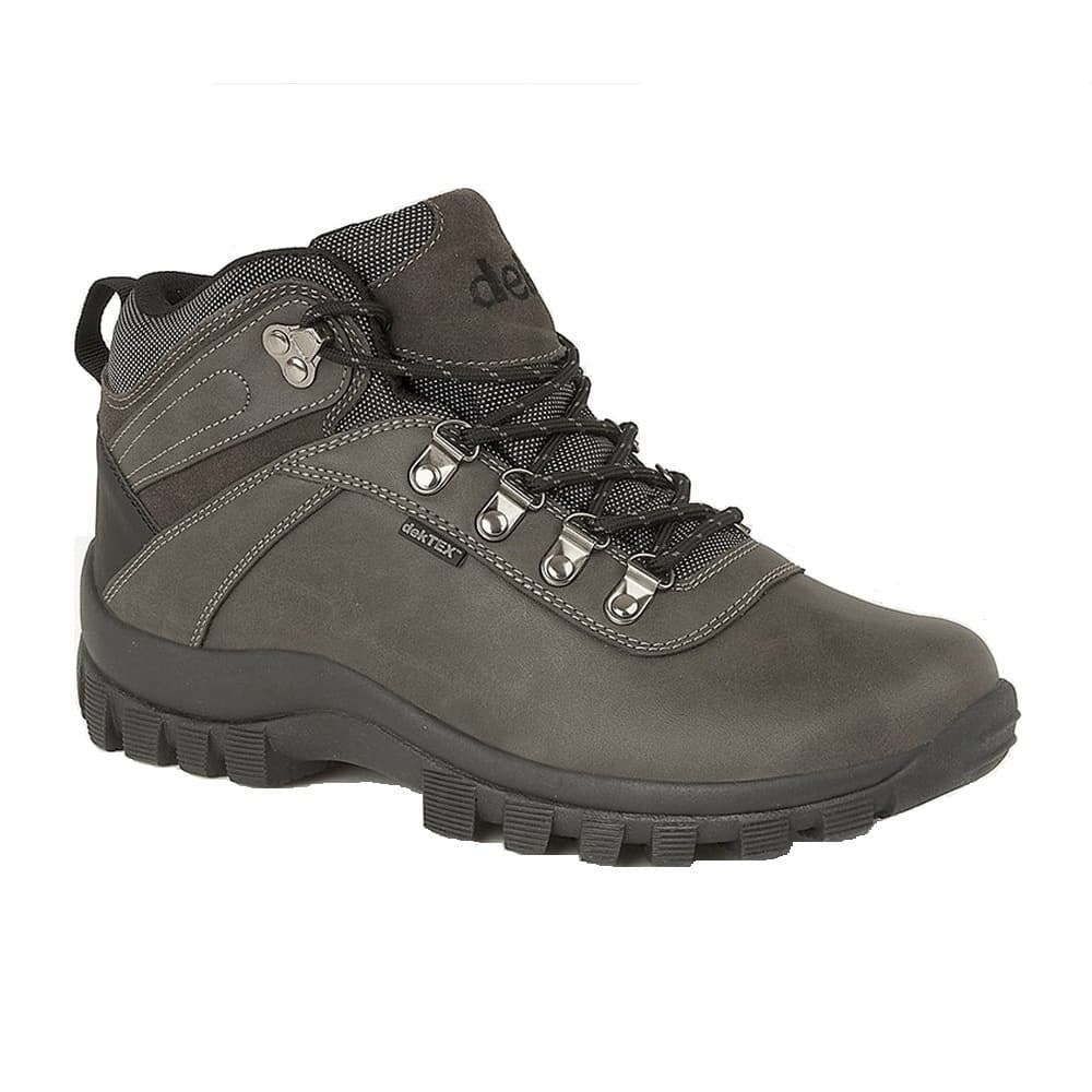 Dek Mens Derwent PU Suede Leather Padded Laced Ankle Walking Boot