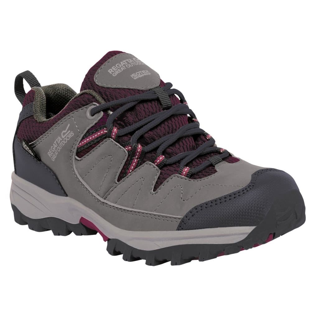 Regatta Great Outdoors Childrens/Kids Holscombe Lace Up Waterproof Trainer Walking Shoes