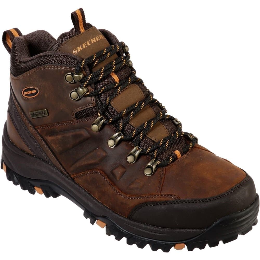 Skechers Relment-Traven Mens Leather Lace Up Waterproof Boot