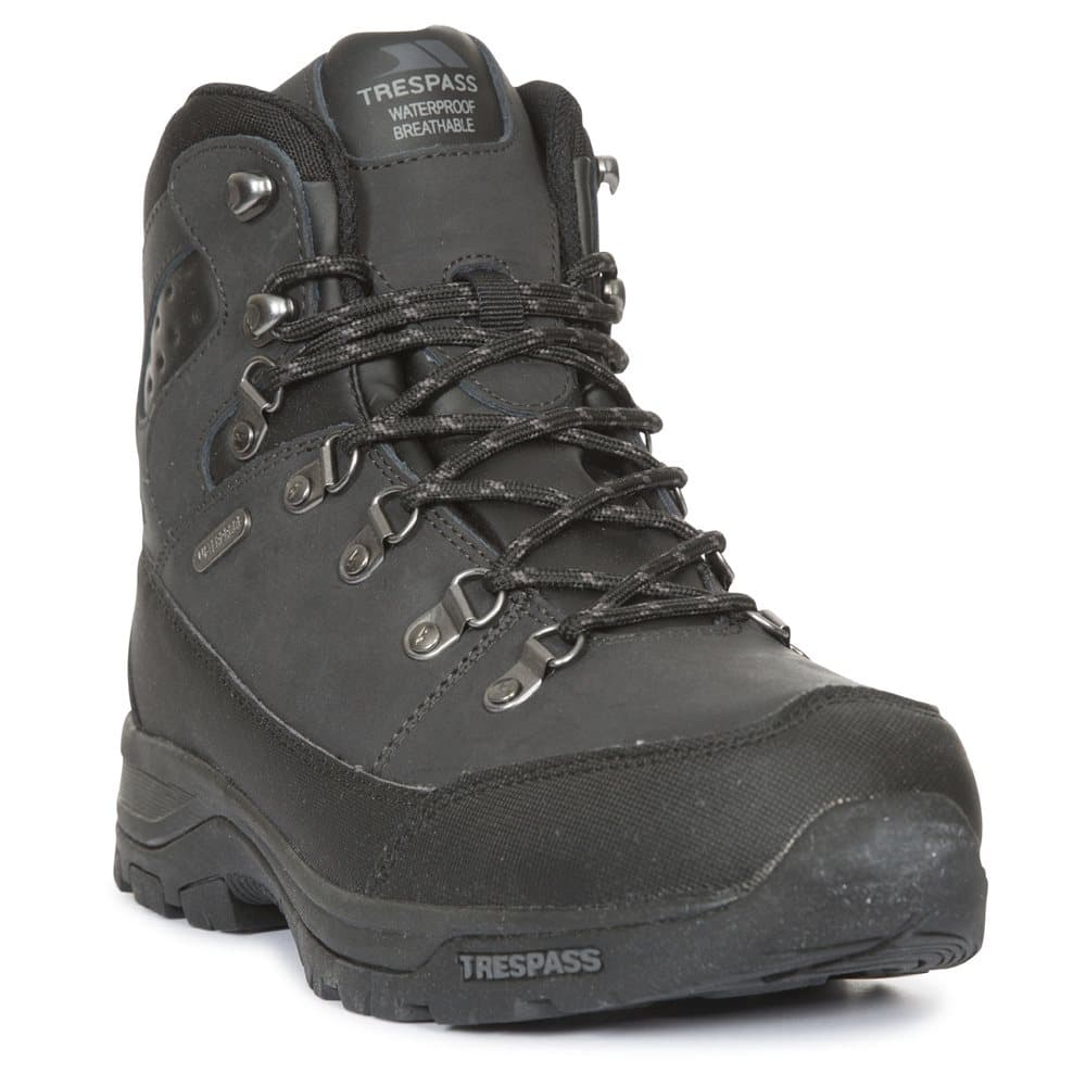 Trespass Mens Thorburn Leather Waterproof Hiking Boots