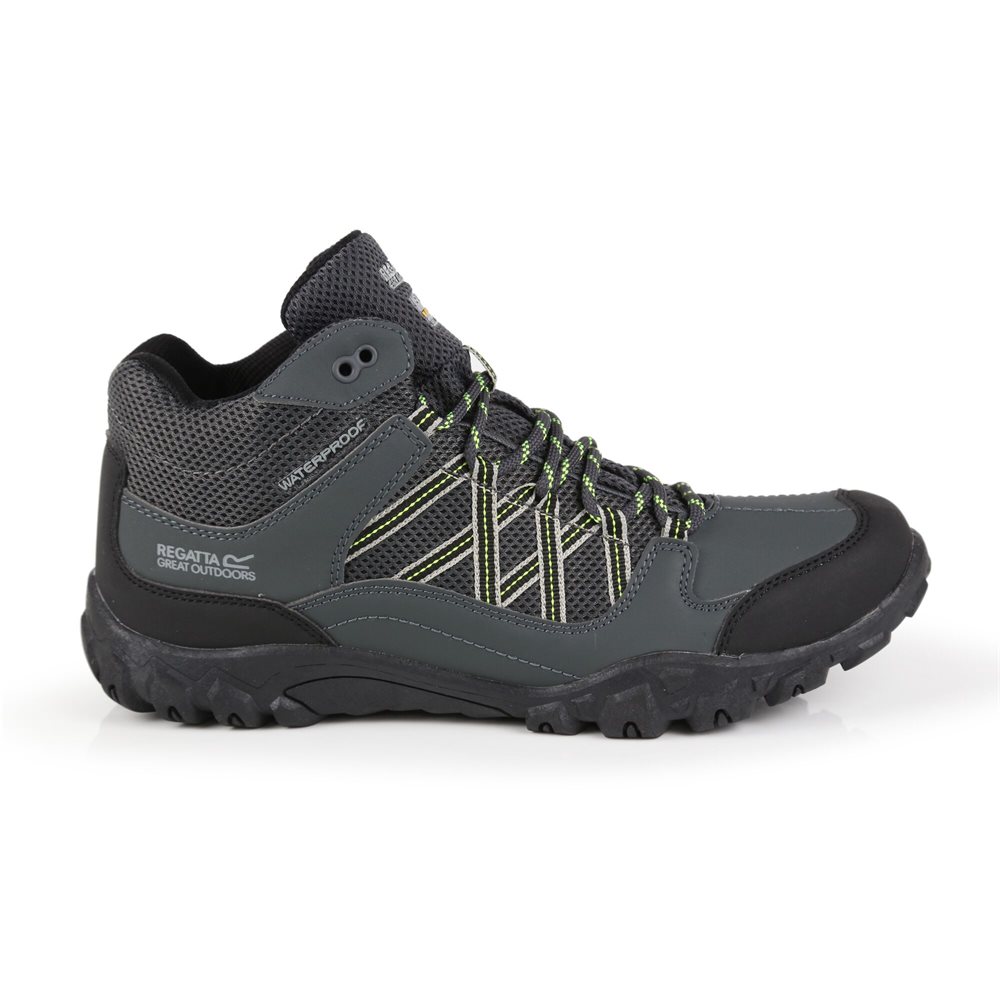 men's edgepoint waterproof walking boots briar lime punch