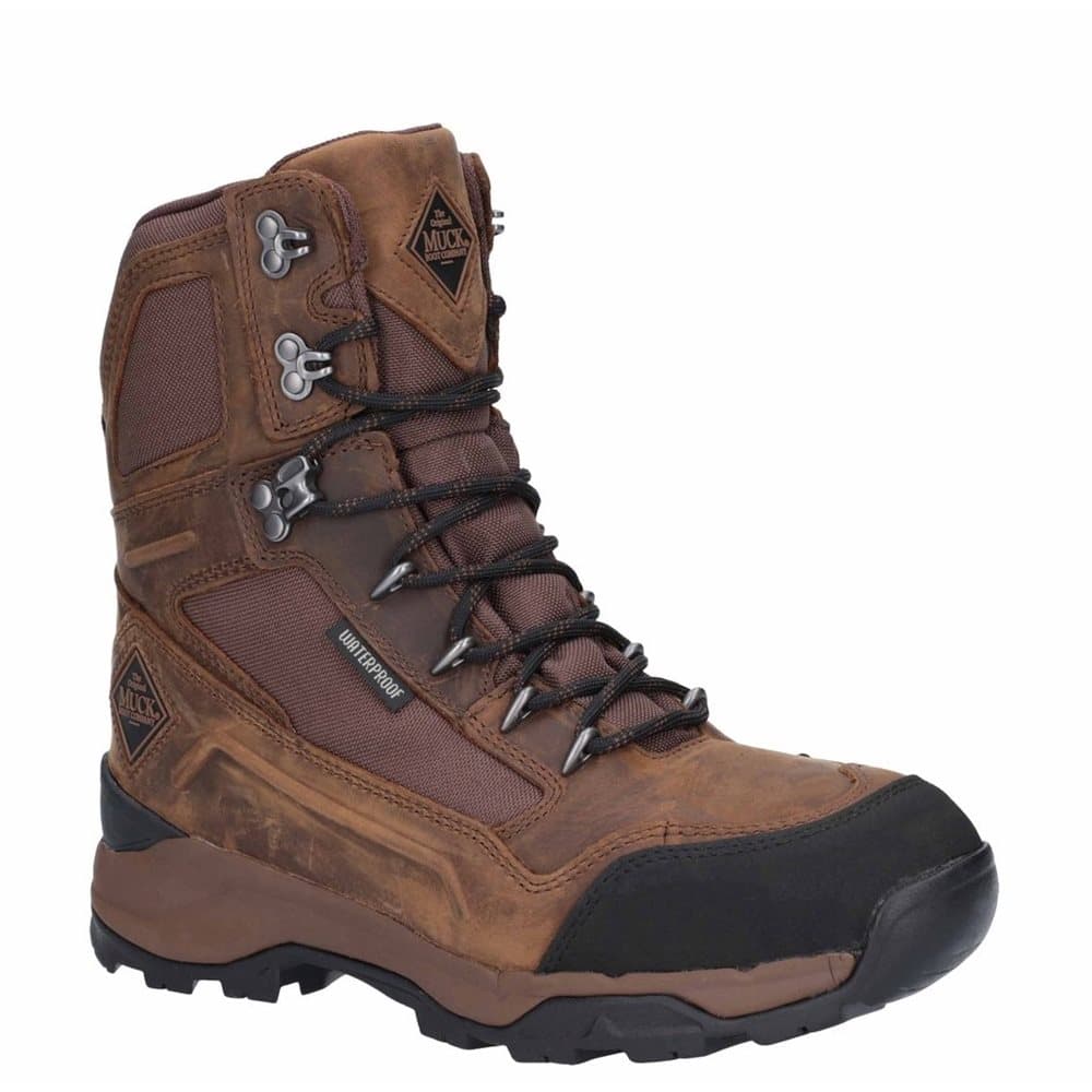 Muck Boots Mens Summit 8in Performance Leather Hiking Boots