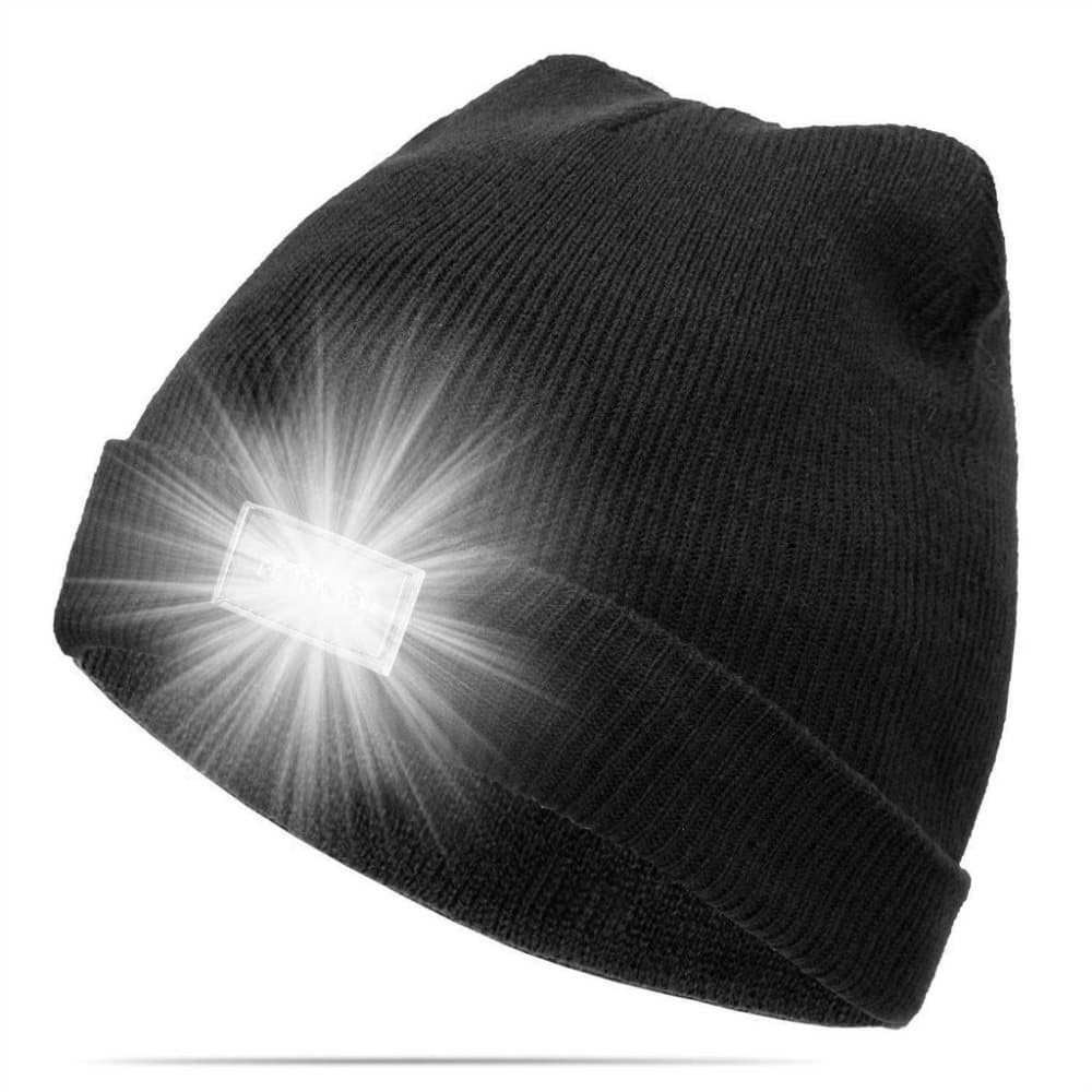LED Knitted Cap - Black