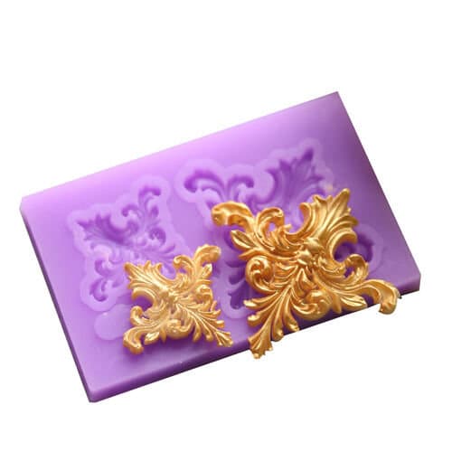 Fransk Lilja Girlang Border Silikonform