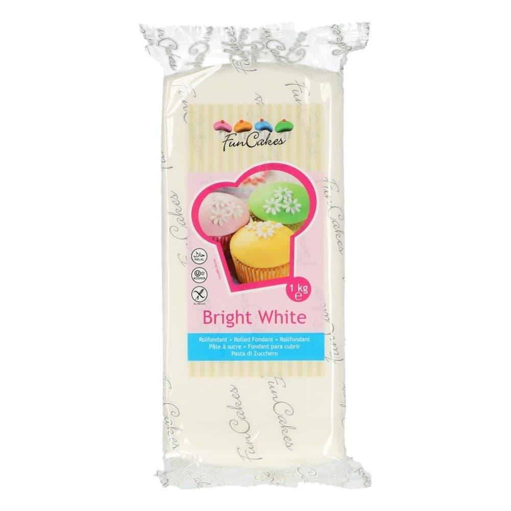 FunCakes Fondant -Bright White- 1kg