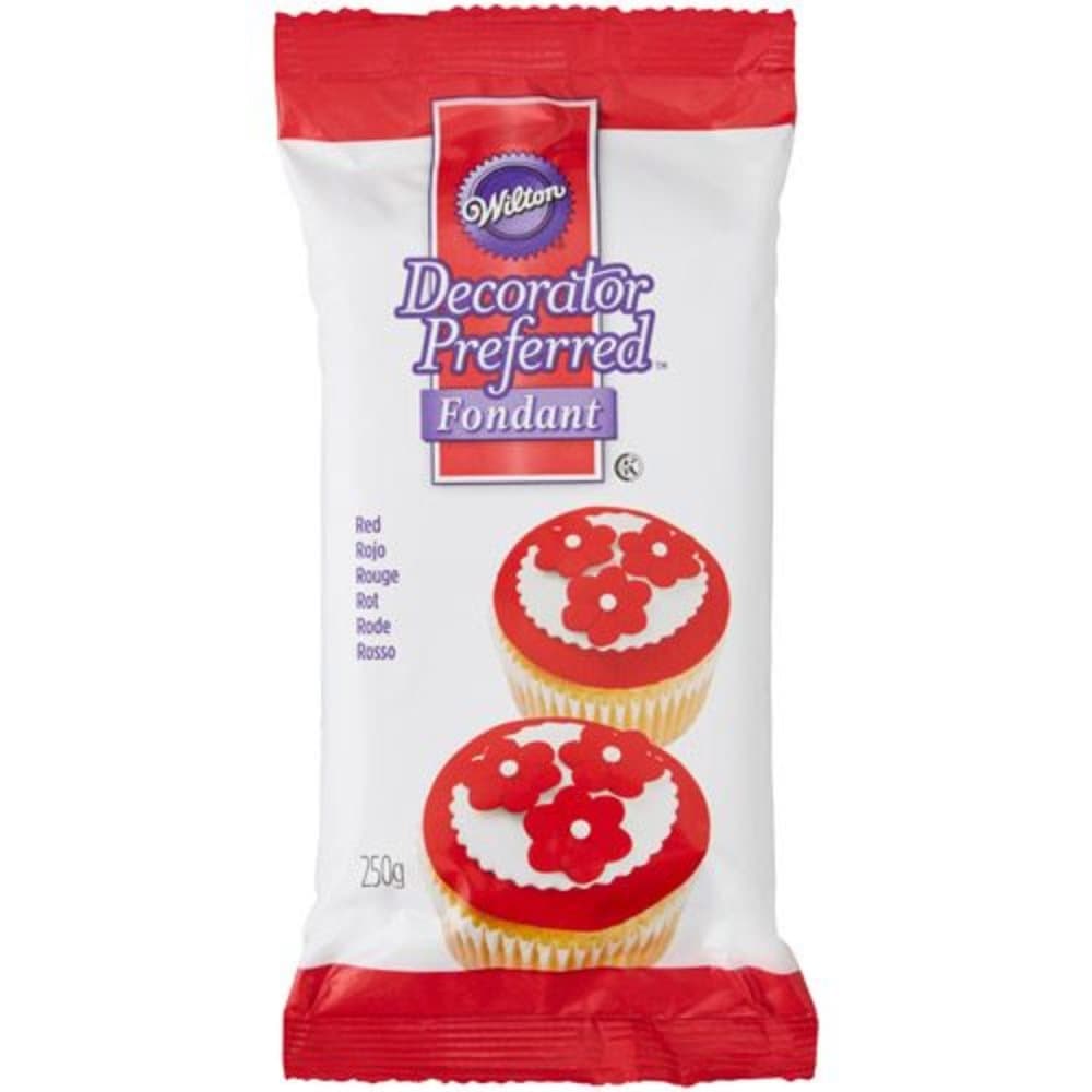 Wilton Röd Sockerpasta 250g Decorator Preferred Fondant