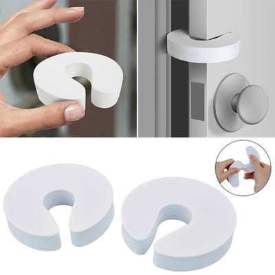 3-Pack - Dörrstopp för Barn / Barnsäkerhet - Klämskydd -