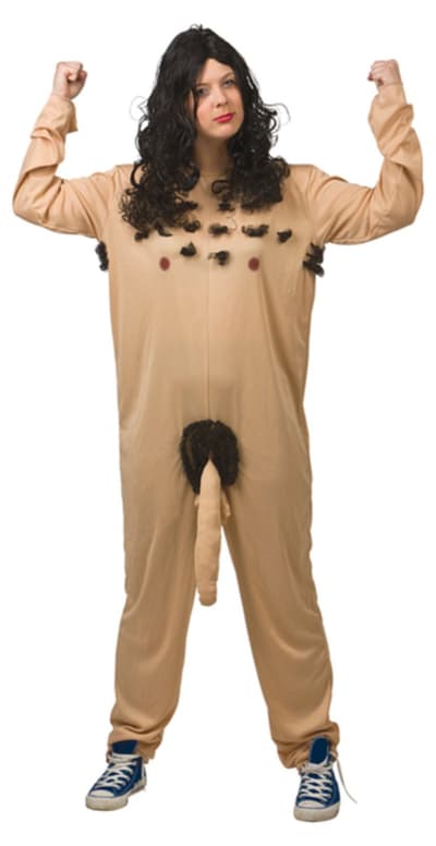 Naken Man - S/M - Maskeraddräk - Halloween & Maskerad