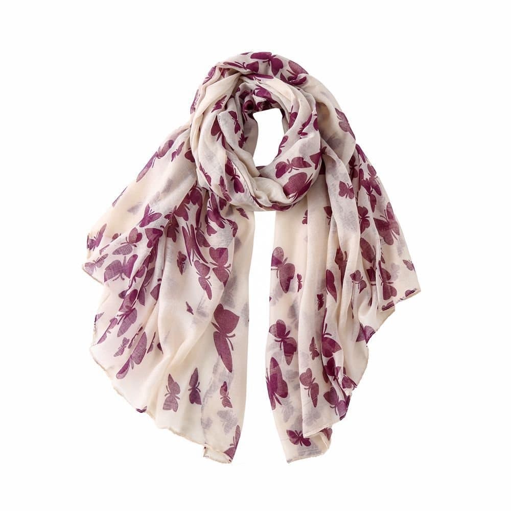 Butterfly Print Scarf