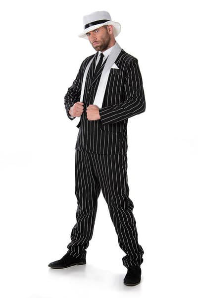 Gangster Boss - Maskeraddräkt - Maffia Boss -Medium