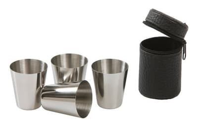 Snappskoppar - Koppar till Snapps - 4-Pack Rostfri