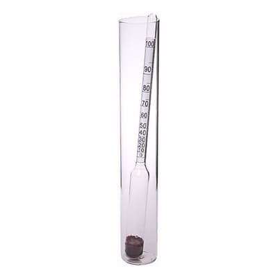 Alkoholmätare med Mätglas - Mäta Alkohol - Sprit 20cm