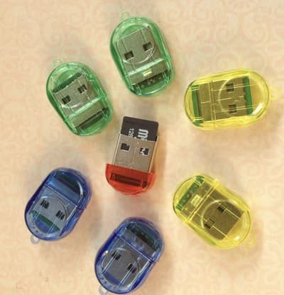USB 2.0 Kortläsare, Micro SD - Mini
