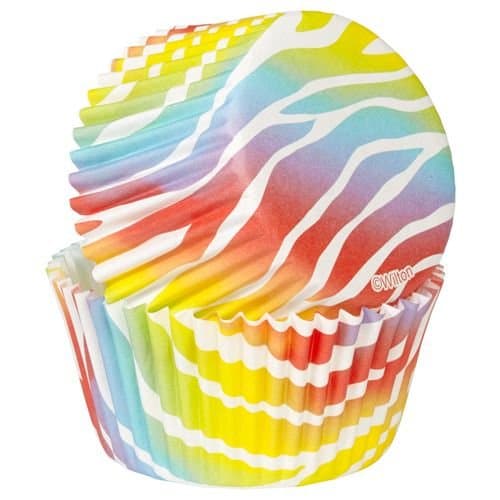 Wilton Muffinsformar Zebra Bright 75st