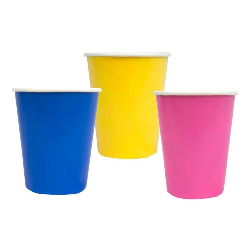 Pappmuggar Mix Multifärgade 12st