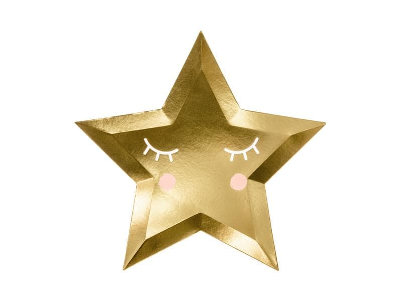 Papptallrikar Stjärna - Little Star