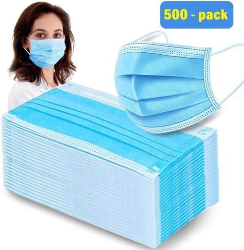 500-pack Munskydd SKYDDSMASK Ansiktsmask Andningsskydd