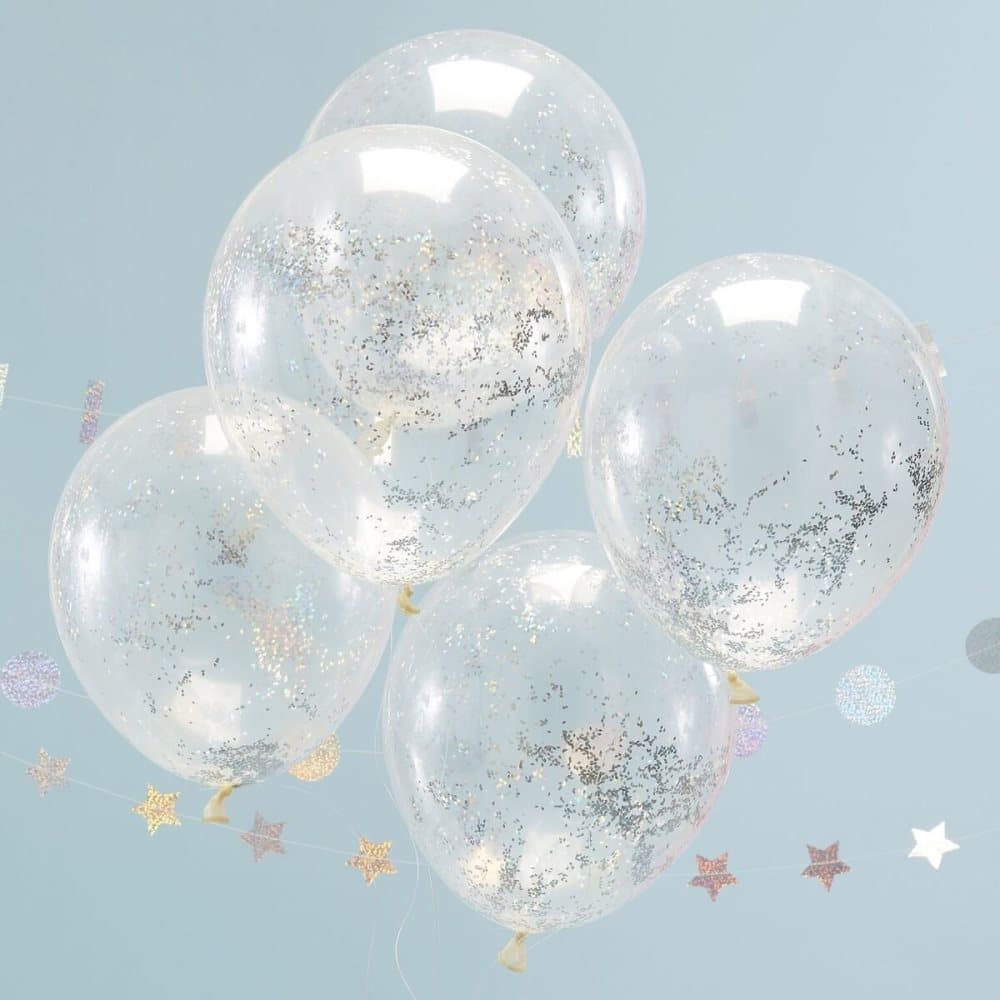Konfettiballonger - Glitter