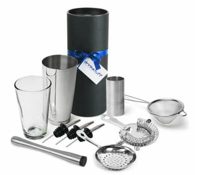 10-Delar - Bartenderkit med Shaker - Barmans