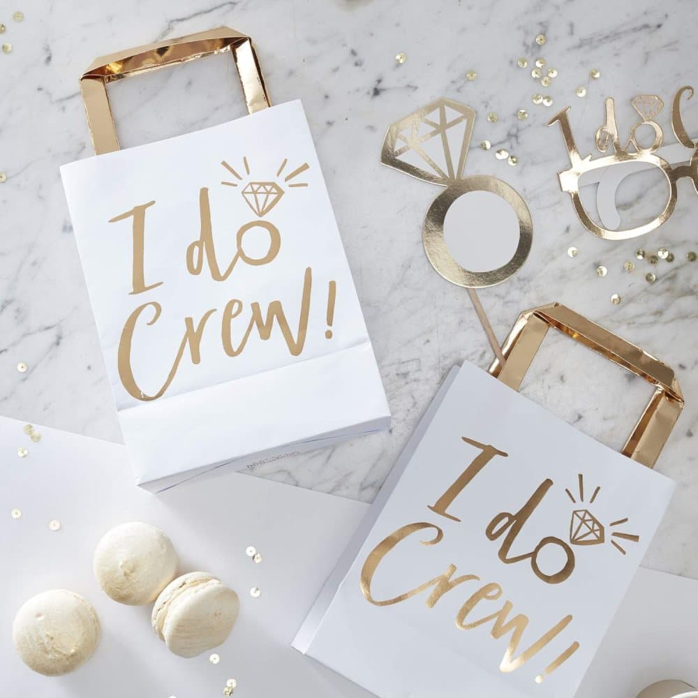 Presentpåsar Guld - I Do Crew