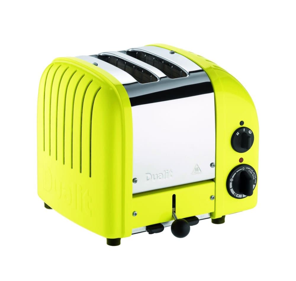 Dualit Classic 2 Slice Slot Toaster citrus yellow