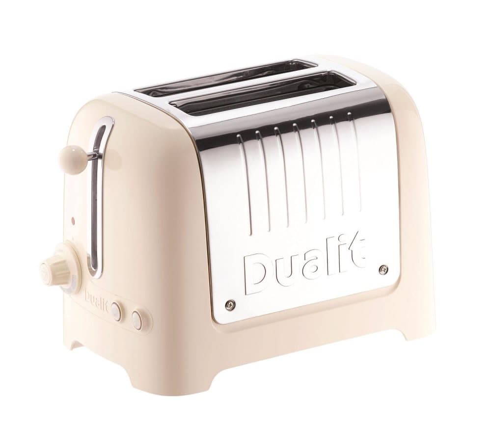 Dualit Lite Toaster 2 slices Canvas White