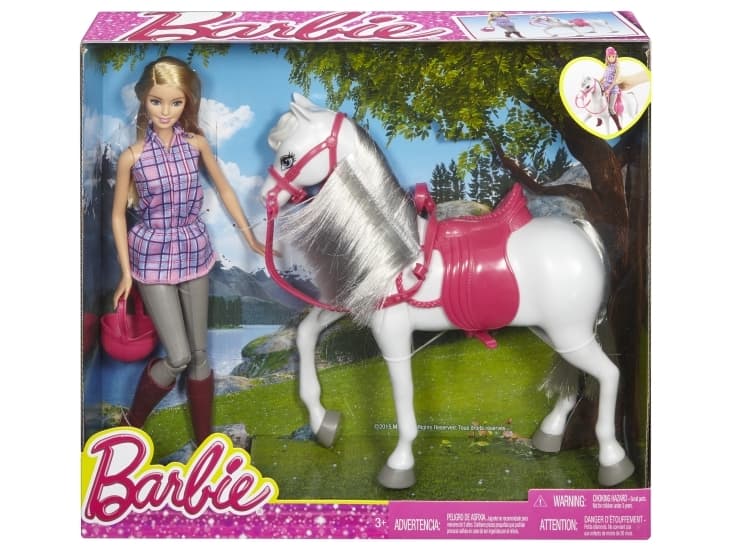 Barbie Doll & Horse, Multifärg, Hona, Flicka, 3 År, 907 g, 325 mm
