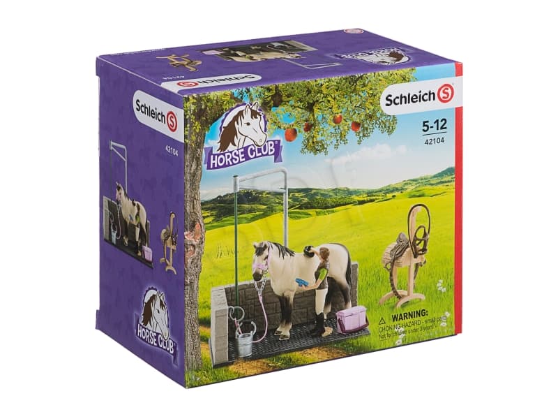 SCHLEICH 42104 hestevaskeplads