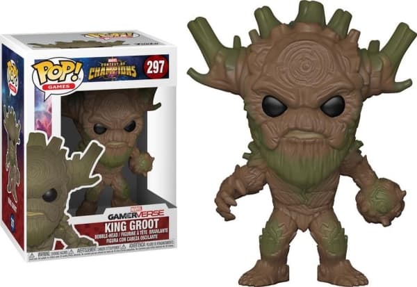 FUNKO Pop! Games: Marvel - Contest of Champions - King Groot, Samleobjekt, Flerfarvet, Tegneserier, Voksne & børn, Marvel, Groot