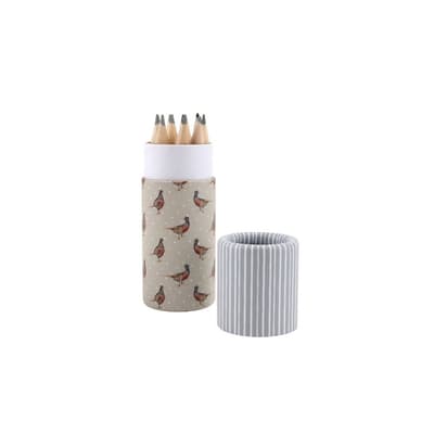 CGB Giftware Holly House Pheasant Pencil Pot
