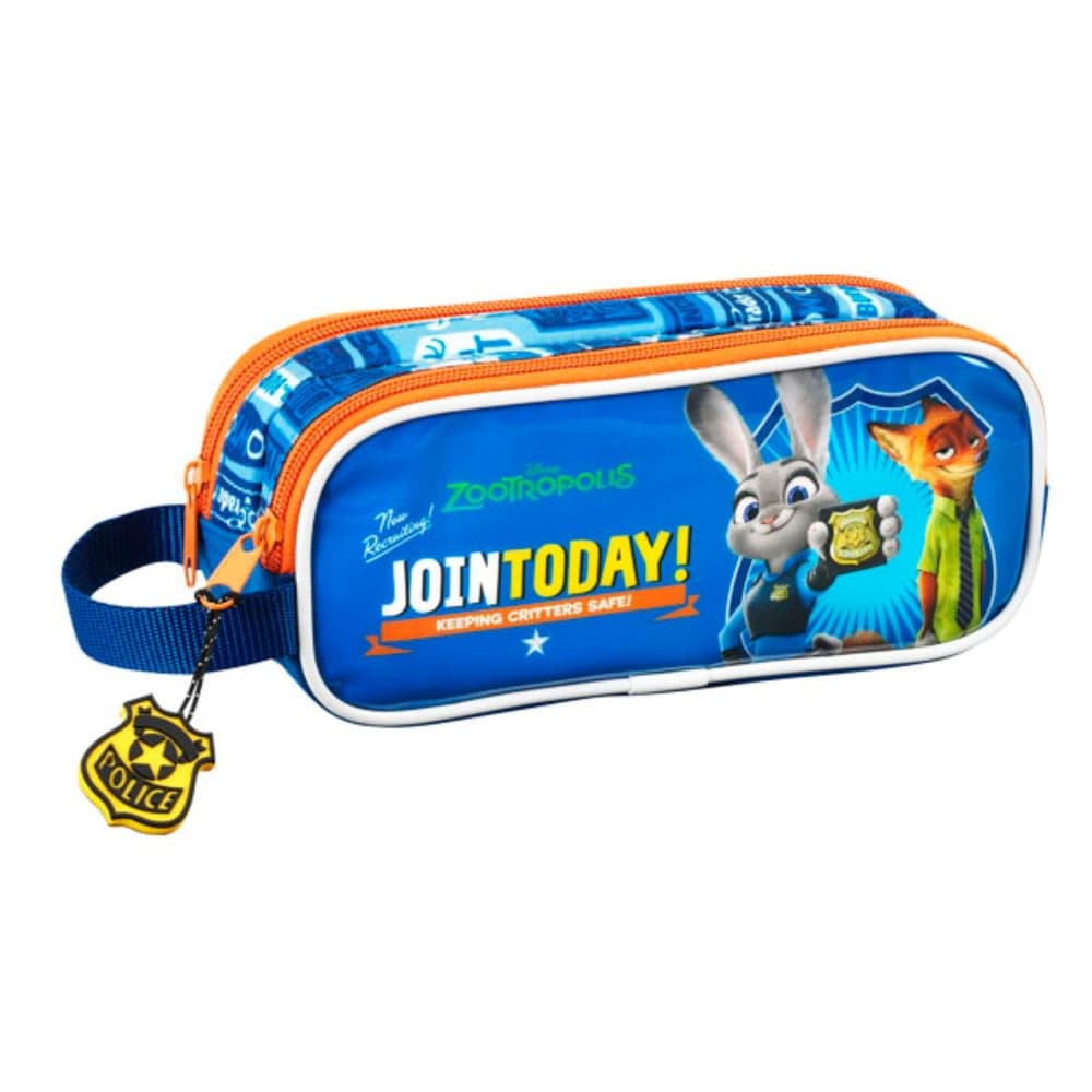 Disney Zootropolis Childrens / Kids Character Design Double Pencil Case