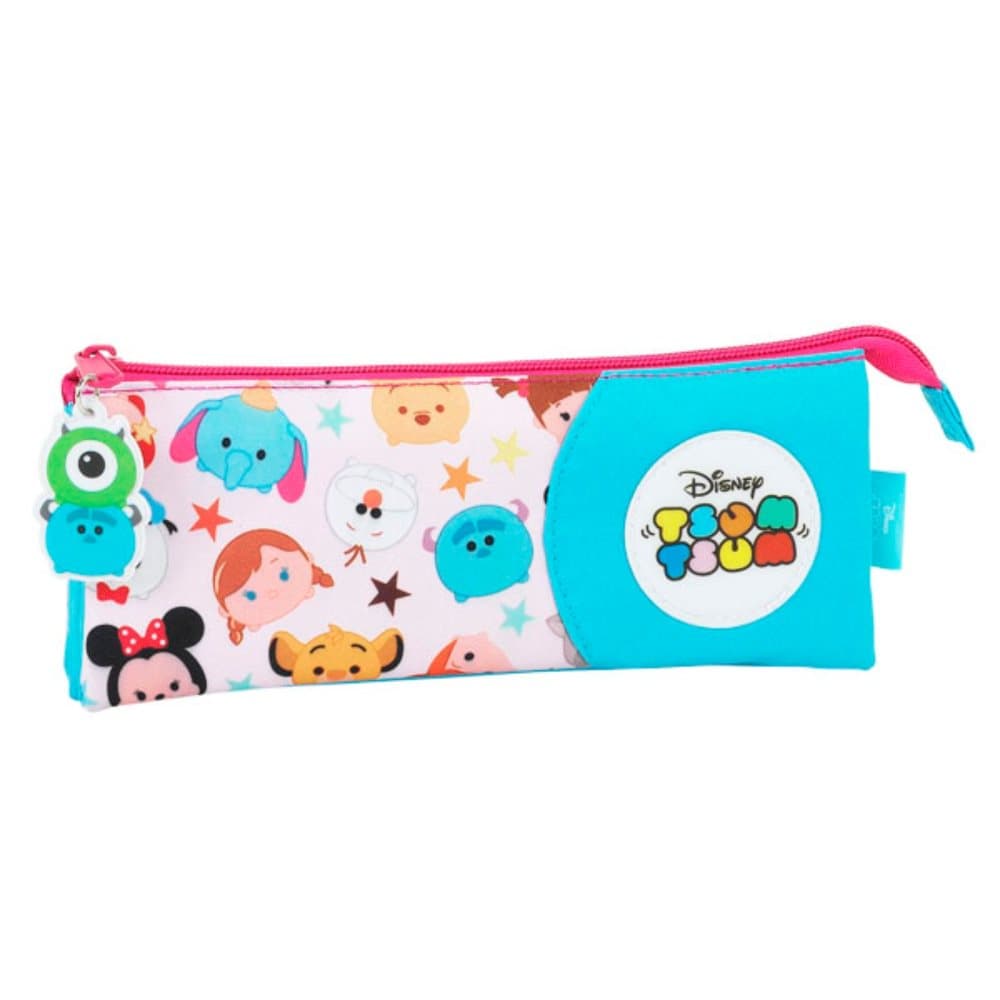 Disney Barnens / flickans officiella Tsum Tsum Triple Pencil Case